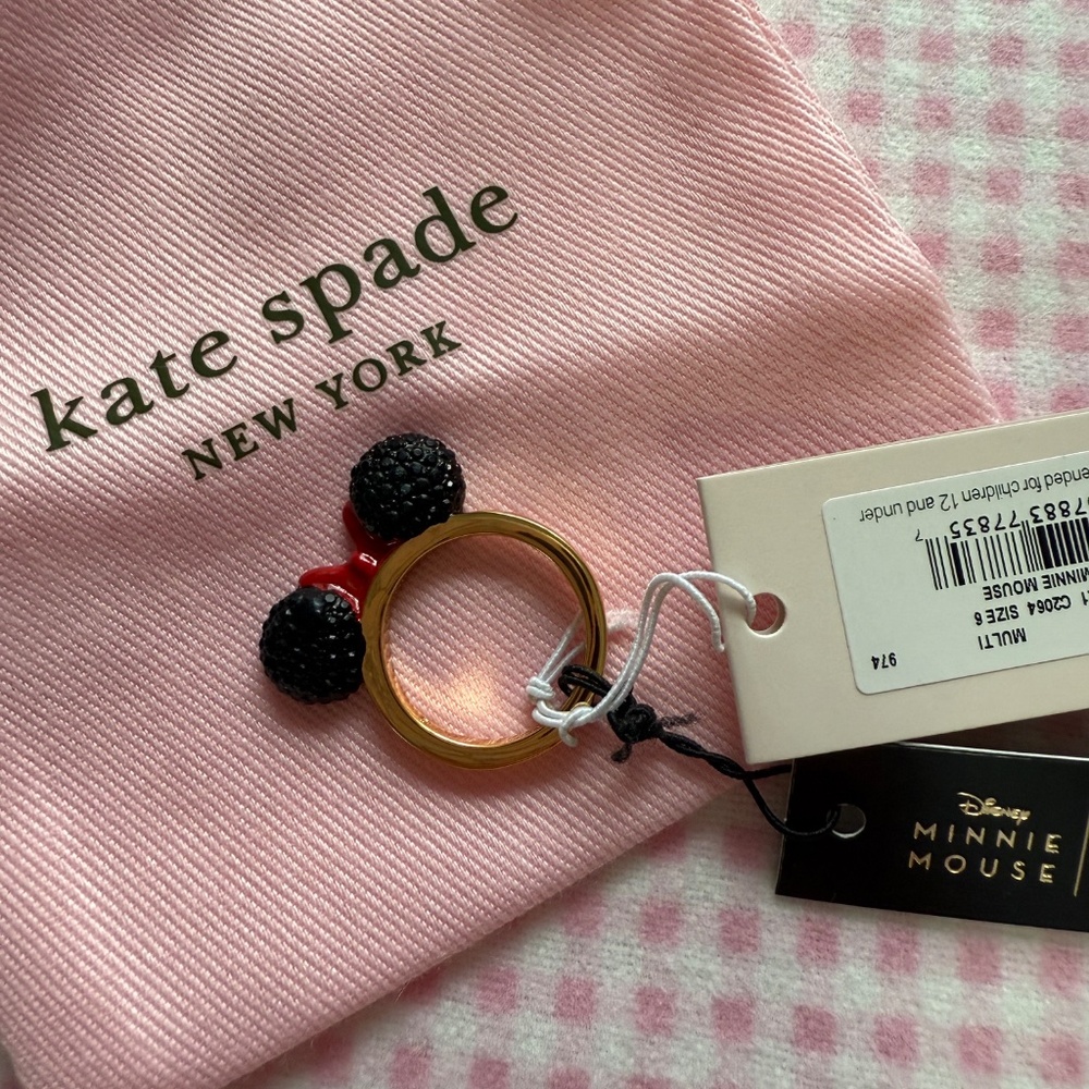 Kate Spade x Minnie Mouse Disney collab ring - Picture 5 of 7